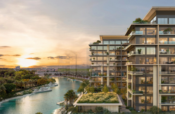 Contemporary waterfront lifestyle in Meydan Horizon with scenic views.